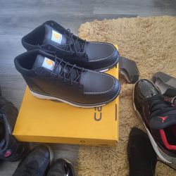 Carhartt Work Boots, Black 10.5