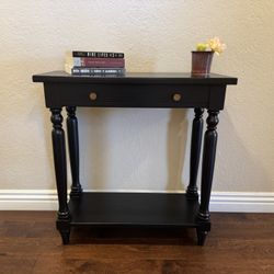 Black Entryway Table