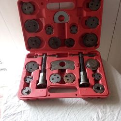 Orion Motor Tech 24 Piece Brake Piston Caliper Compression Tool  Set And Wind Back Tool kit