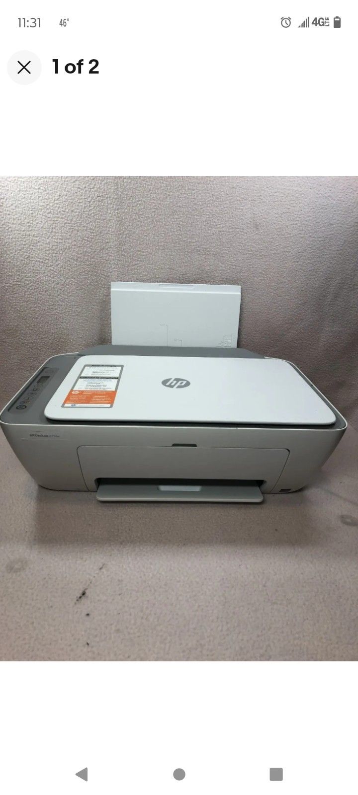 Hp Wireless Officejet Printer 2752e All In One Printer