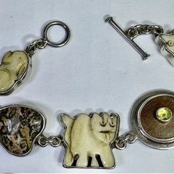 FREE SHIPPING! Echo of the Dreamer 925 Sterling Silver 7.5” Bracelet Lot#445