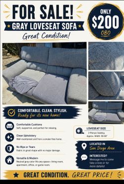 Loveseat barely used