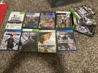 PS4/XBOX 360 GAMES/DBZ GAMECUBE GAME