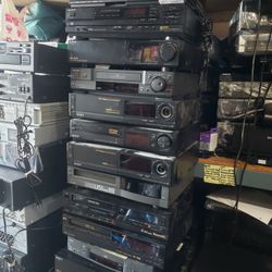 Sony Panasonic Toshiba Vcr Vhs Player 