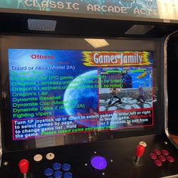 2 Player In Home Multicade Arcade With Track Ball And Two Light Guns