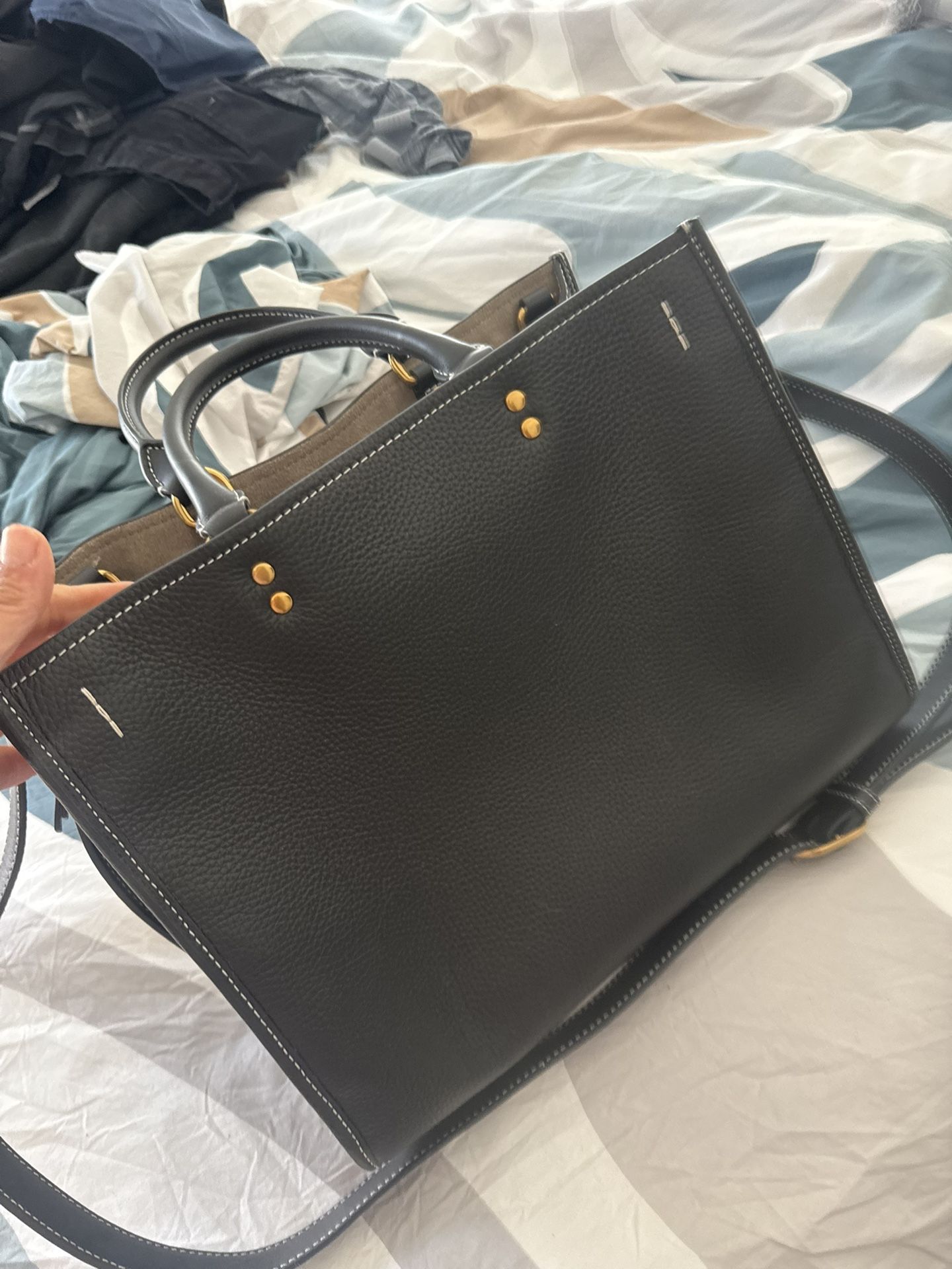 Quince Italian Leather Medium Convertible Satchel