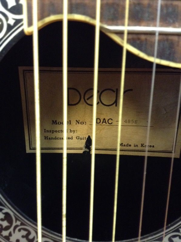 美品の通販 ♢DEAR エレアコ DAC-485E - 楽器/器材