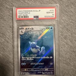 Japanese Wartortle PSA 10
