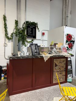 Custom Coffee Bar Counter / Cafe Kiosk – 7’ x 5’ – SoHo Pickup