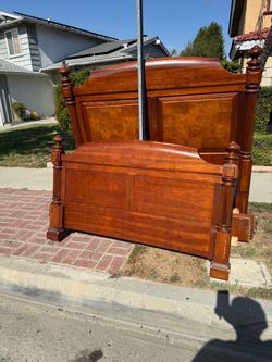 Queen size bed frame