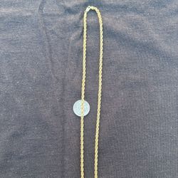 14kt Gold Rope Chain Solid 30.9 Grams 