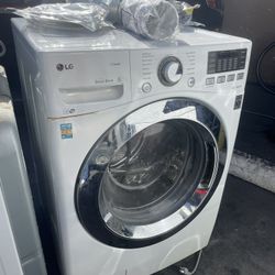 Lg front loader chrome Door Steam Washer And Dryer 