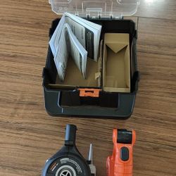 Brand New BLACK+DECKER MATRIX High Flow Inflator Attachment plus LED Work Light with Storage Case