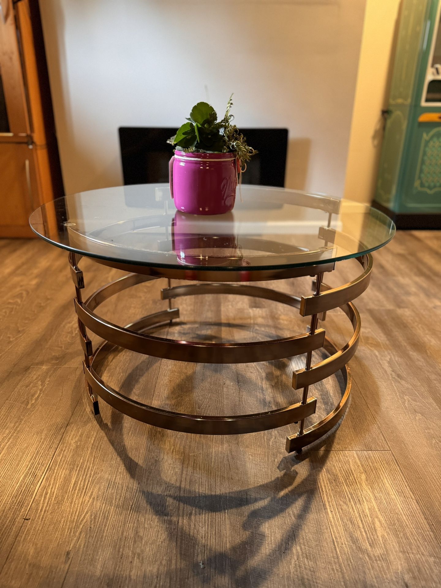 Glass Side Table