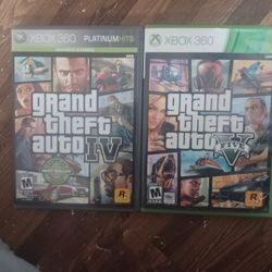 Xbox 360  GTA IV & GTA V