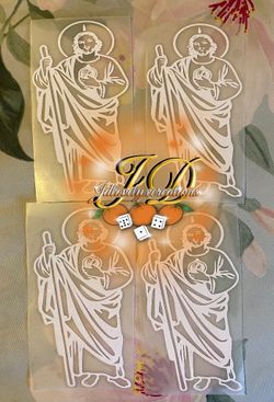 san Judas Cae Decal