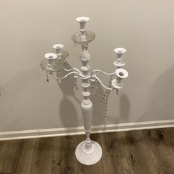 White Floor Candelabra – Wedding/Event De