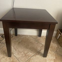 Cherry Wood Side Table 