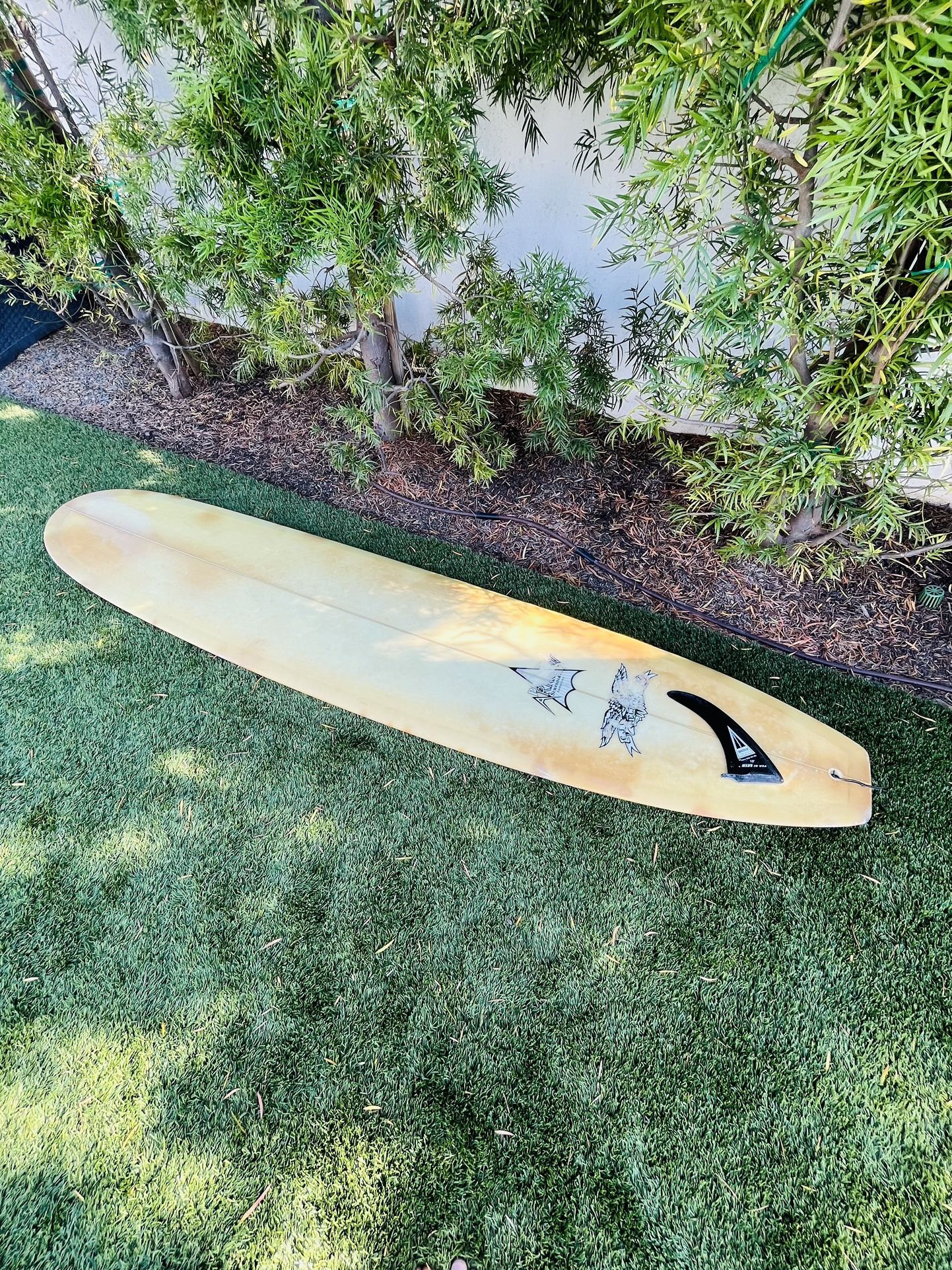 9’4 CJ NELSON PEARSON ARROW LONGBOARD SURFBOARD (10’0 fiberglass fin included)