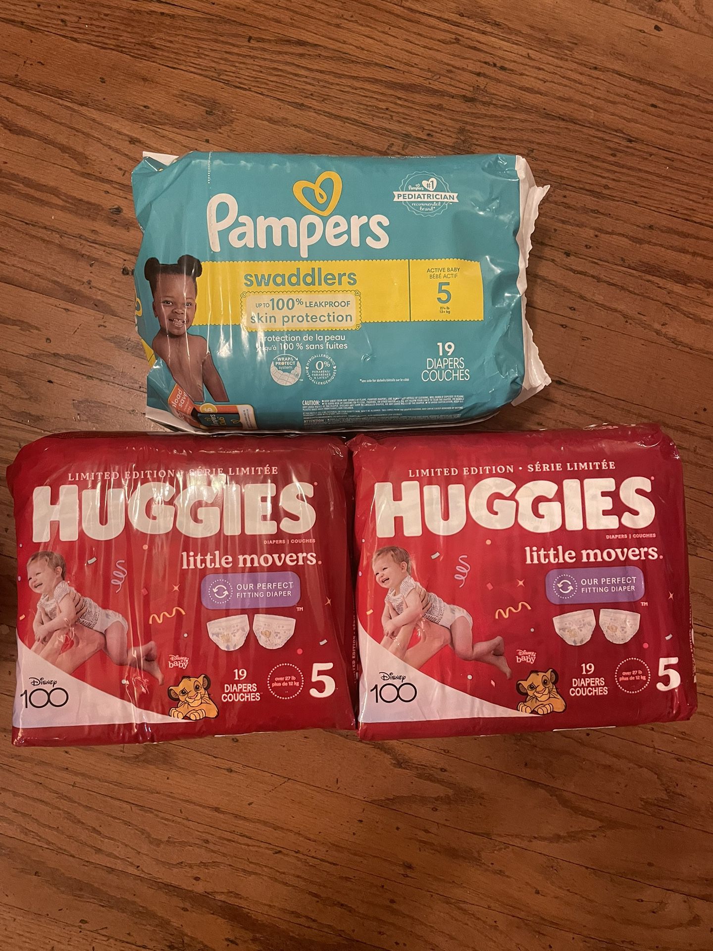 Huggies & Pampers Diaper Bundle - Size 5
