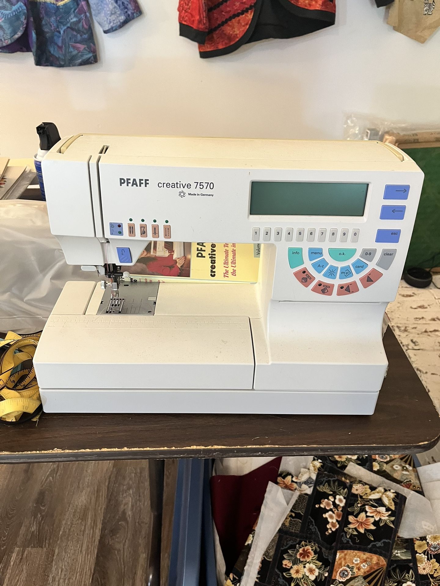 Pfaff Creative 7570 Sewing And Embroidery Machine 