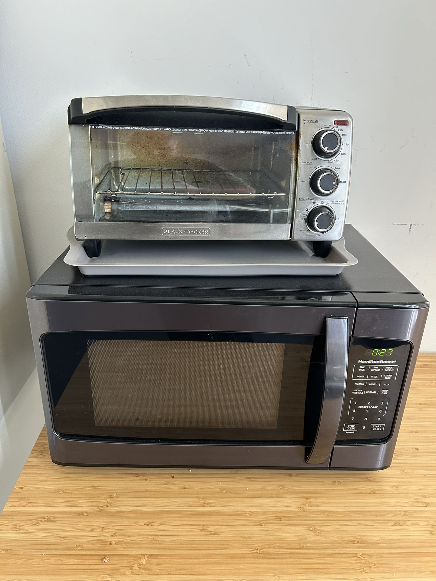 Microwave And toaster oven