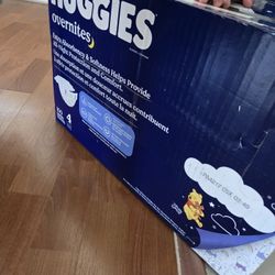 Diapers Huggies Overnights Size4