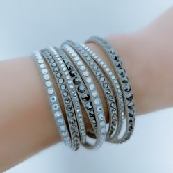 Swarovski Wrap Bracelet Chain Bracelet 