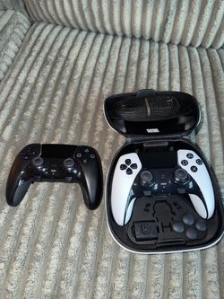 Two PS5 DualSense Edge Controller with Case
