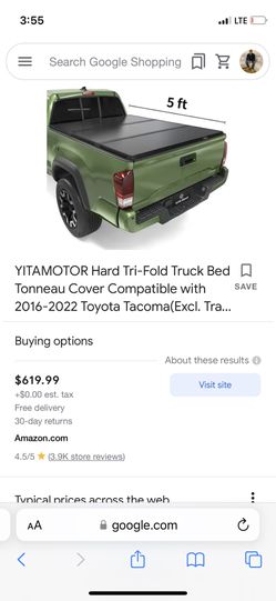 Brand New Tonneau Cover For 19 Toyota Tacoma 5ft
