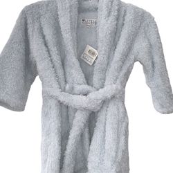The Little Giraffe Pale Blue Toddler’s Robe Size 2-4 Years NWT