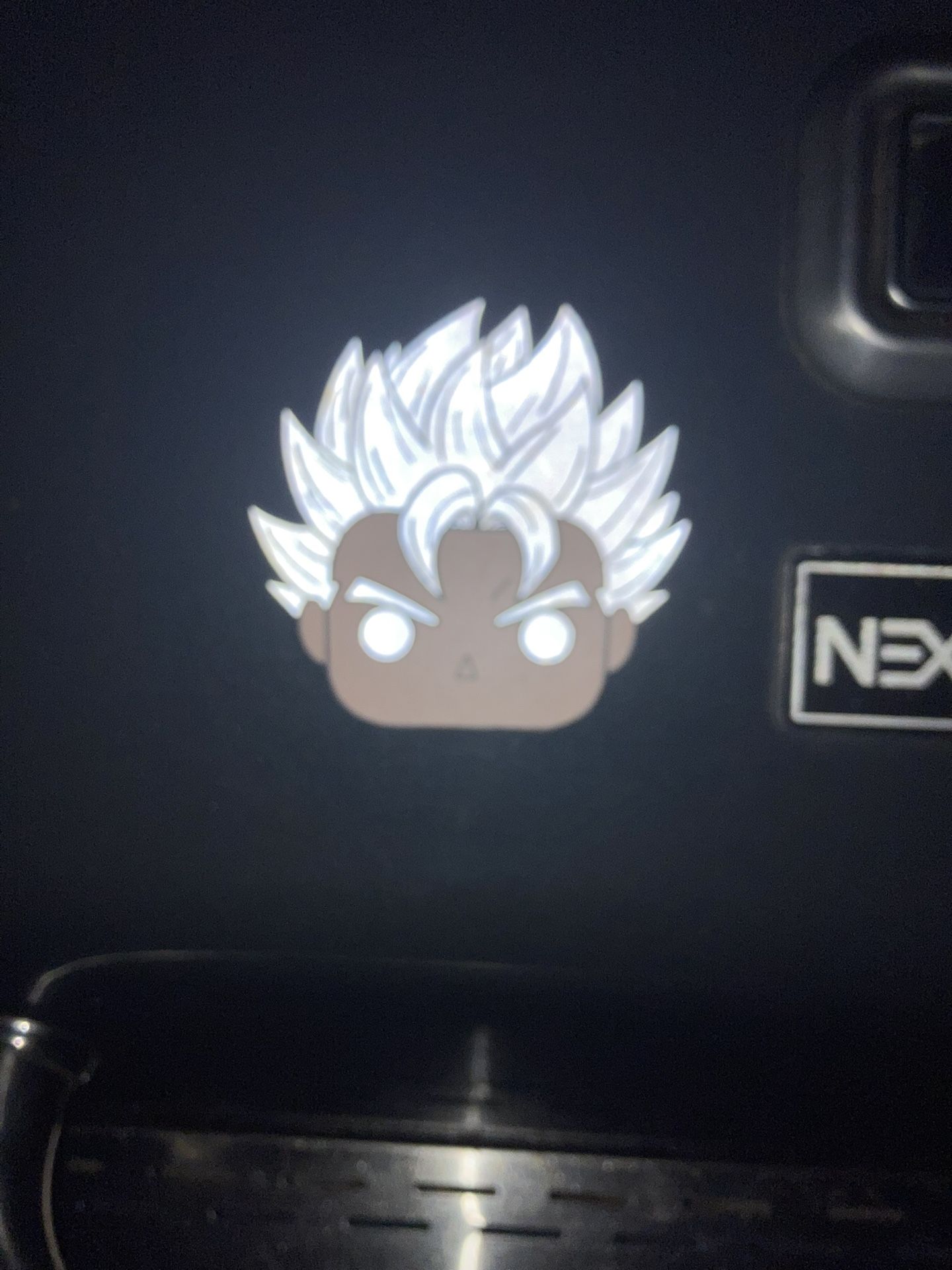 Ultra Instinct Goku Dragon Ball Z Reflective Magnet