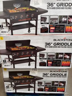 Blackstone 36" Griddle with Hard Cover and Folding Shelves