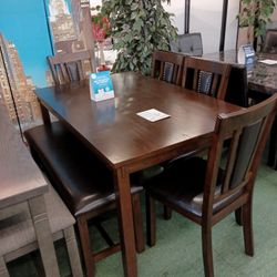 ✨ 6pcs Dining Table Set 