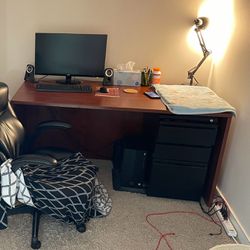Office, OfficeChair And A Book Stand