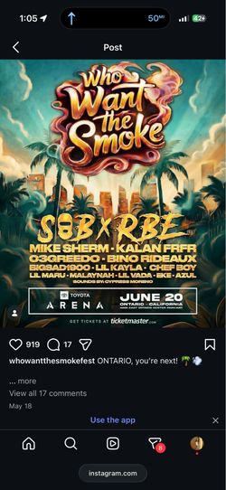Who Wants the Smoke Premium Seating