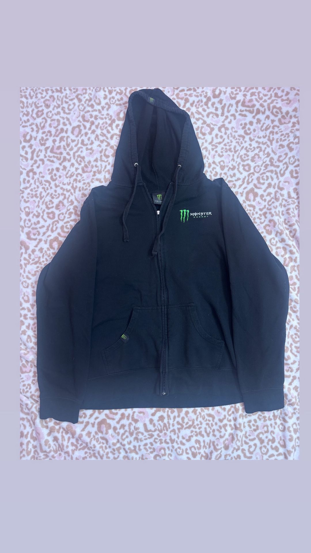 Monster Energy Zip Up Hoodie