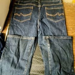 Faded Glory Juniors Size 8 Boot Cut Jeans