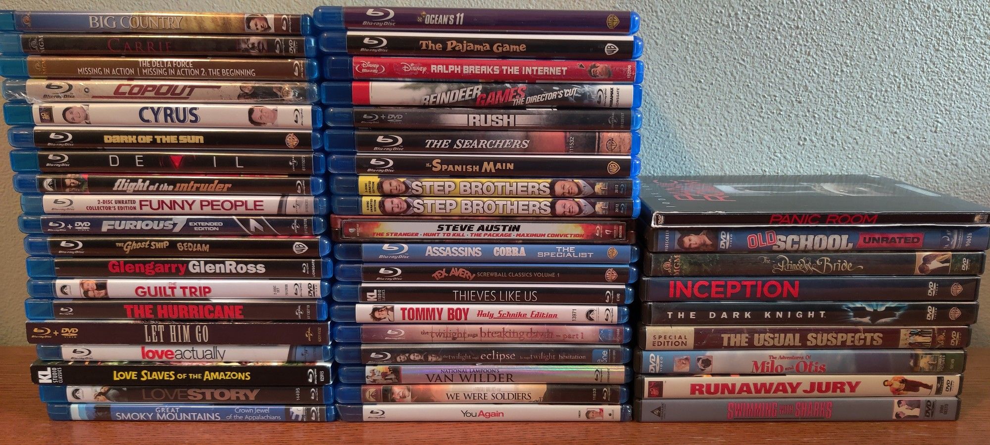 Blu-rays / 4Ks / DVDs