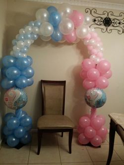 Reveal baby shower arch