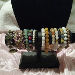 Semi Precious Stone Bracelets