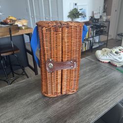 Canasta Para Vino Y Copas