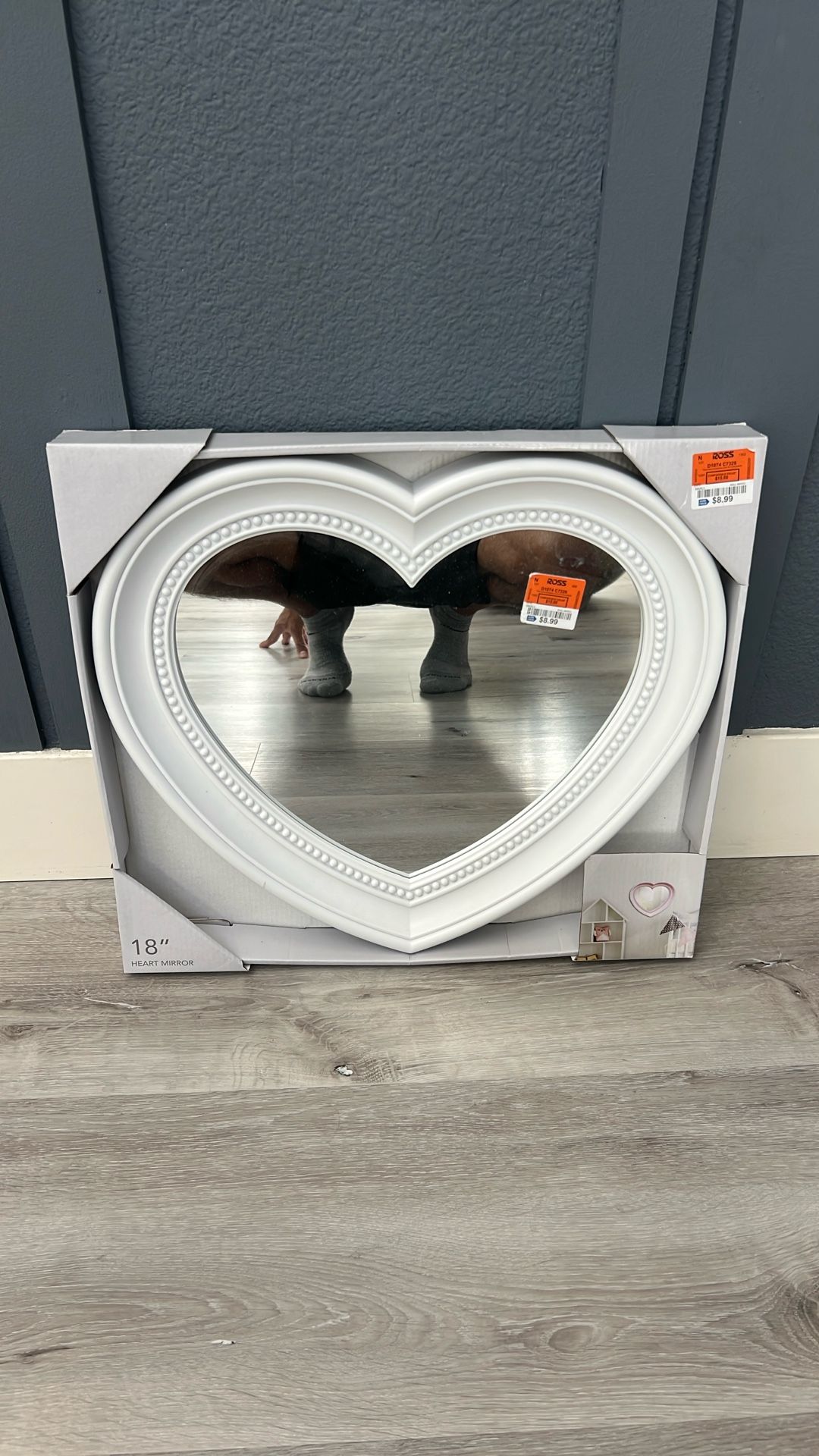 18” heart mirror $5! 