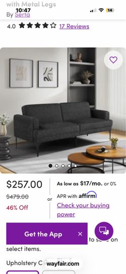 NEW convertible sofa