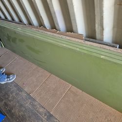 Granite, countertops.backsplash. Nine foot long, twenty five and a half wide with