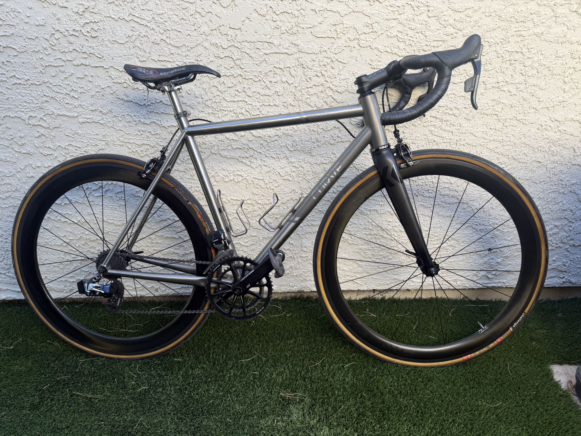 2018 Curve Belgie SRAM E-Tap Red Titanium Road Bike