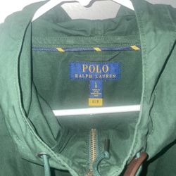 Polo Dark Green Jacket With hoody 