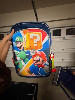Brand New Super Mario Bros. Backpack – 17” 🎒🍄