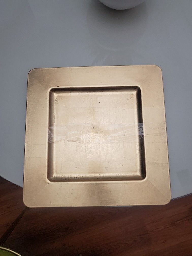 Gold Plate charger
