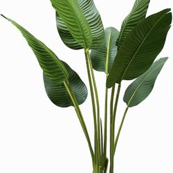 Artificial Birds of Paradise Plant Fake Banana Leaves 